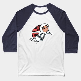 Coralie La Coccinelle Logo Baseball T-Shirt